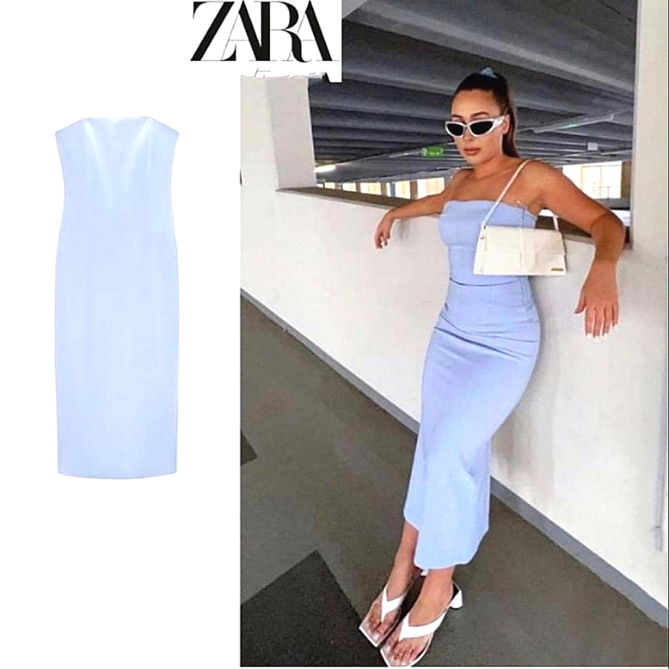 knee length dresses for ladies Zara Dress
